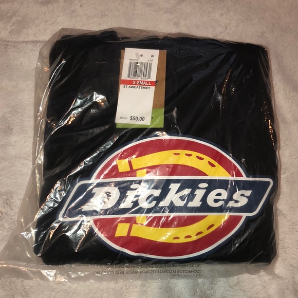 Dickies | Classic Logo Black Sweatshirt Hoodie - Picture 4 of 4